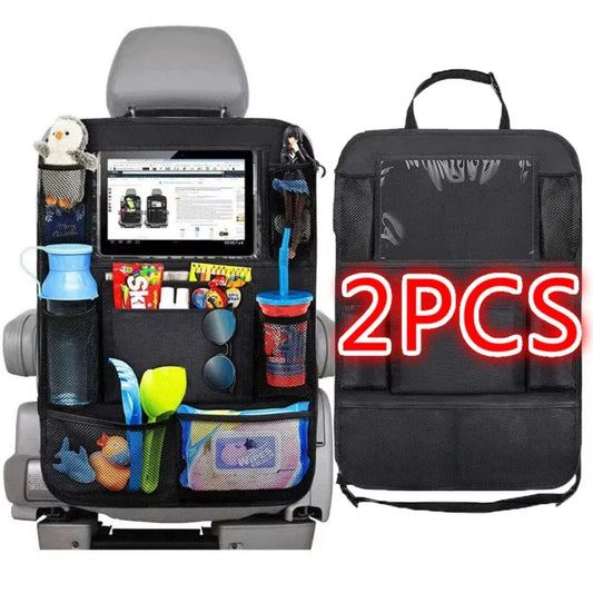 Car Seat Organizer with Tablet Holder – Ideal for Kids & Long Trips