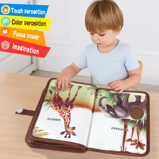 Cognitive & Tactile Training Book – Early Learning Toy for Kids to Touch and Explore