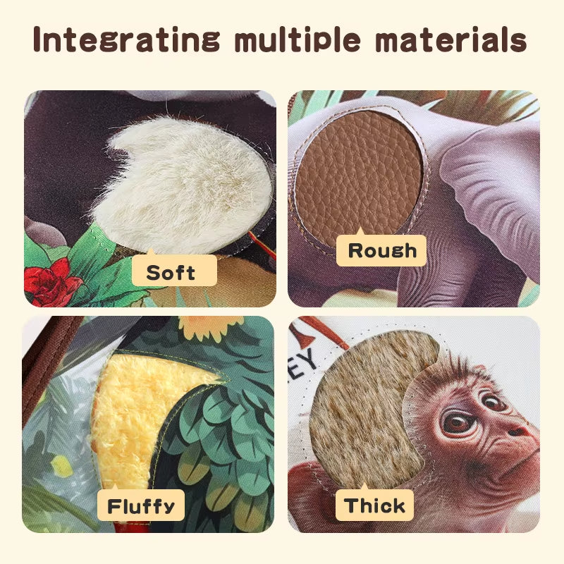Cognitive & Tactile Training Book – Early Learning Toy for Kids to Touch and Explore